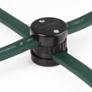 Abzweigdose schwarz 5x13 mm für Illu-Flachkabel...