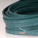 Illu-Flachkabel Illumations-kabel grün 2-adrig, 2x1,5 mm² H05RNH2-F