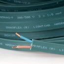 Illu-Flachkabel Illumations-kabel grün 2-adrig, 2x1,5 mm² H05RNH2-F