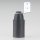 E14 Lampenfassung Thermoplast/Kunststoff schwarz mit Glattmantel und Metall-Winkel