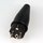PVC Schutzkontakt-Stecker Gummistecker schwarz 250V/16A spritzwassergeschützt IP44