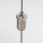 Ms Seilstopper mit Bund M10x1x15 mm AG vernickelt 12x17 mm