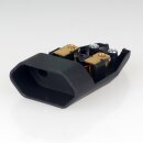 Bachmann Eurokupplung Europa-Flachkupplung schwarz 250V/2,5A mit Schraubkontakte und Zugentlastung