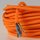 Textilkabel Stoffkabel orange 3-adrig 3x0,75 Zug-Pendelleitung S03RT-F 3G0,75 