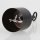 Lampen-Baldachin 62x63mm Metall schwarz lackiert Zylinderform mit Leuchtenaufhängung