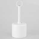 Lampen Baldachin 62x63mm Metall weiss lackiert...