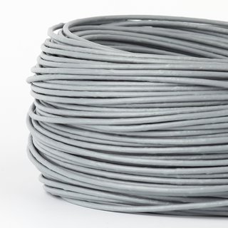 100 Meter PVC Aderleitung 1x0,75 mm² H05V-K grau (NYA-F)...