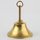 Lampen Baldachin 110x60mm Messing roh mit Leuchtenaufhängung