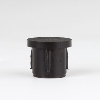Abschlussstopfen schwarz Rohr 8 mm außen