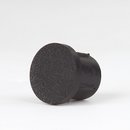 5 x Abschluss-Stopfen schwarz Rohr 20 mm außen