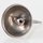 Lampen Baldachin 80x39mm Metall edelstahloptik Kugelform mit Leuchtenaufh&auml;ngung