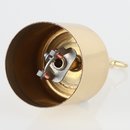 Lampen Baldachin 62x63mm Metall vermessingt poliert...