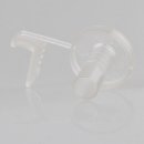 5 x Isolierungstülle TZ14 für E14 Fassung transparent mit Kragen und Zugentlastung