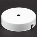 Lampen-Baldachin 100x25mm Metall weiß für 1 Lampenpendel ohne Zugentlaster