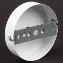 Lampen-Baldachin 100x25mm Metall weiß für 1 Lampenpendel ohne Zugentlaster