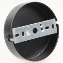 Lampen-Baldachin 100x25mm Metall schwarz für 1 Lampenpendel ohne Zugentlaster