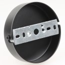 Lampen Metall Baldachin 100x25mm schwarz für 1 Lampenpendel ohne Zugentlaster