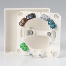 Pollmann Herddose Herdanschlussdose Geräte-Anschlußdose 5x2,5mm² für UP superflach 80x80x12mm