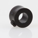 Lampen Stellring Kunststoff schwarz 13x11mm 6,5mm Durchgang