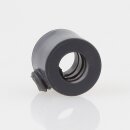 Stellring Kunststoff grau 13x11mm 6,5mm Durchgang für Lampen und Leuchtenbau