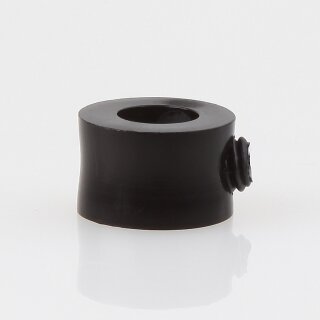 Stellring Kunststoff schwarz 18x10mm 10,5mm Durchgang für Lampen und Leuchtenbau