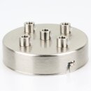 Lampen-Baldachin 100x25mm Metall Edelstahloptik mit...