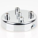 Lampen-Baldachin 100x25mm Metall verchromt mit...
