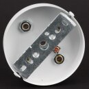 Lampen-Baldachin 100x25mm Metall weiß mit...