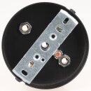 Lampen-Baldachin 100x25mm Metall schwarz mit Zugentlaster...