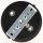 Lampen  Metall Baldachin 100x25mm schwarz für 5 Lampenpendel mit Zugentlaster aus Metall