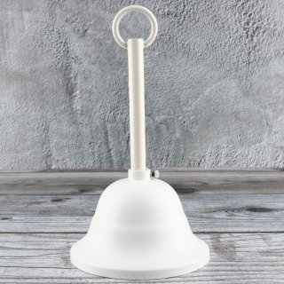 Lampen-Baldachin 90x61mm flämisch Metall weiß mit Leuchtenaufhängung