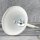 Lampen-Baldachin 90x61mm flämisch Metall weiß mit Leuchtenaufhängung