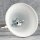 Lampen-Baldachin 90x61mm flaemisch Metall weiß mit Leuchtenaufhängung