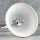 Lampen-Baldachin 90x61mm flämisch Metall weiß mit Leuchtenaufhängung
