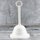 Lampen-Baldachin Metall 90x61mm flämisch weiß mit Leuchtenaufhängung