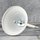 Lampen-Baldachin Metall 90x61mm flämisch weiß mit Leuchtenaufhängung