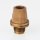 M10x1 AG Zugentlaster Zugentlastung 16x22mm für Kabel Kunststoff gold mit Quetschverbindung