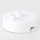Lampen Metall Baldachin 80x25mm weiss  für 2 Lampenpendel mit Zugentlaster aus Metall