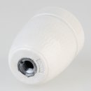 E27 Premium Porzellanfassung glasiert mit Metall Zugentlaster weiss lackiert 250V/4A M10x1 IG