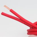 Lampen Niedervoltkabel Niedervoltleitung rot 2 x2,5mm² max. 24V 180°C hitzebeständig