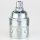 E27 Lampenfassung Metall verchromt mit Glattmantel und Zugentlastung Keramik Innenkern 250V/4A