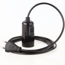 PVC Lampenpendel E27 Bakelit Fassung Glattmantel Schalter...
