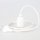 PVC Lampenpendel mit E27 Kunststoff Fassung Glattmantel weiss 1-10 Meter