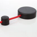Lampen-Distanz-Aufhänger Affenschaukel schwarz mit...