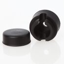 Lampen-Distanz-Aufhänger Affenschaukel schwarz mit 70x24mm Abzweig-Baldachin