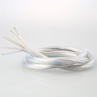 PVC-Lampenkabel Elektro-Kabel Stromkabel Rundkabel transparent 5-adrig, 5x0,75mm²  mit Stahlseil