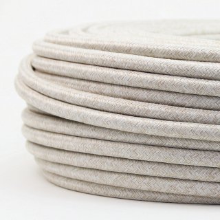 Textilkabel Kiesel 2-adrig 2x0,75 Schlauchleitung textilummantelt