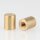 M4 Abschlussknopf Zierknopf 8x10mm zylindrisch Messing für Lampen und Leuchtenbau
