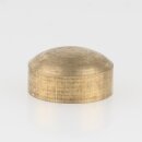 M10x1 Abschlussknopf Zierknopf 12x6mm zylindrisch Messing für Lampen und Leuchtenbau
