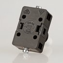 Lampen Einbauschalter Einbau-Druckschalter weiss 230V/6A(2A) 8 mm Achse 1-polig